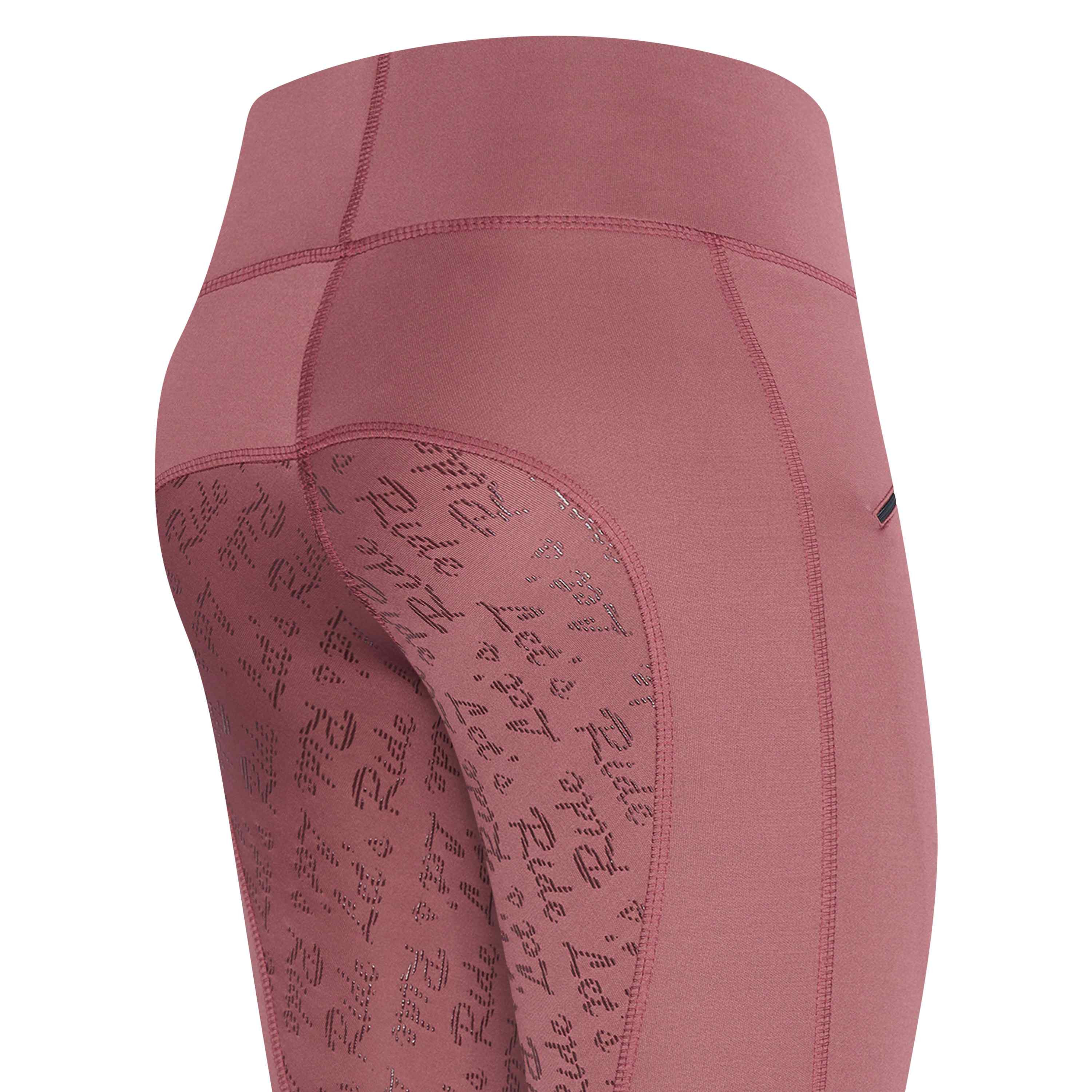 Legging de equitação Easy Rider Dietse Winter FullGrip Kids Bordéus Bord&amp;amp;amp;amp;amp;ocirc;