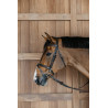 Bridon Working by Dy'on noseband combinada com mosquetões - Castanho