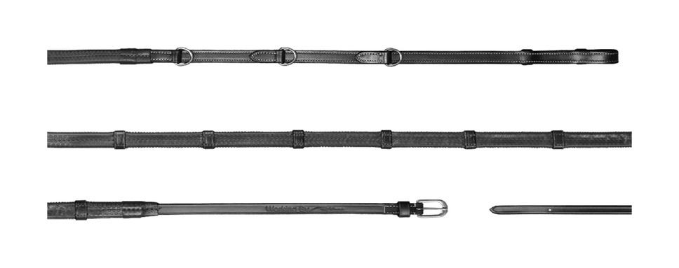 Rendas Howlett Dy'on 3 "D" Borracha 1/2'' com 7 passadores Preto Rendas Howlett Dy'on 3 "D" Borracha 1/2'' com 7 passadores Preto