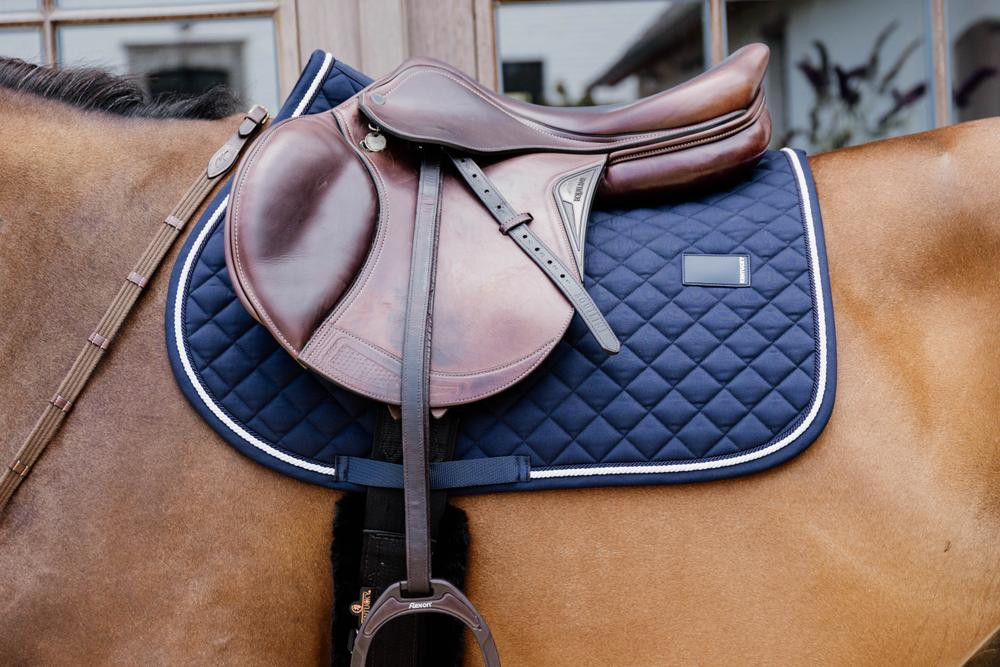 Almofada de sela Kentucky Diamond Rope Jumping Preto