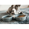 Tigela para cão Bamboo Terrazzo Kentucky - Cinzento
