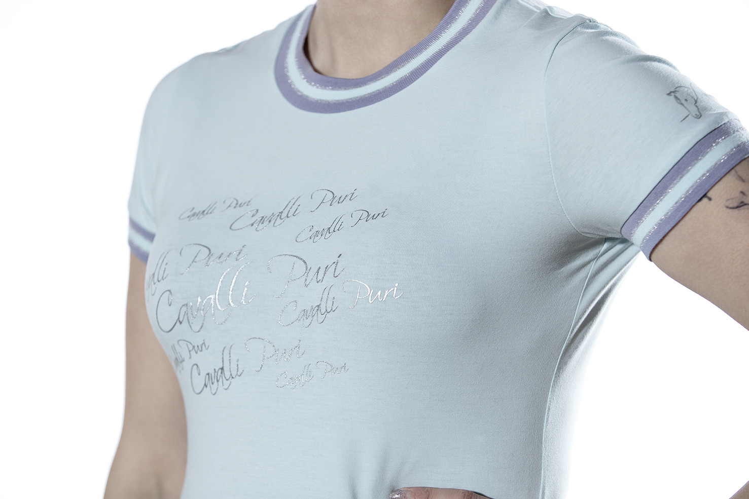 Camiseta Melody HKM Azul água