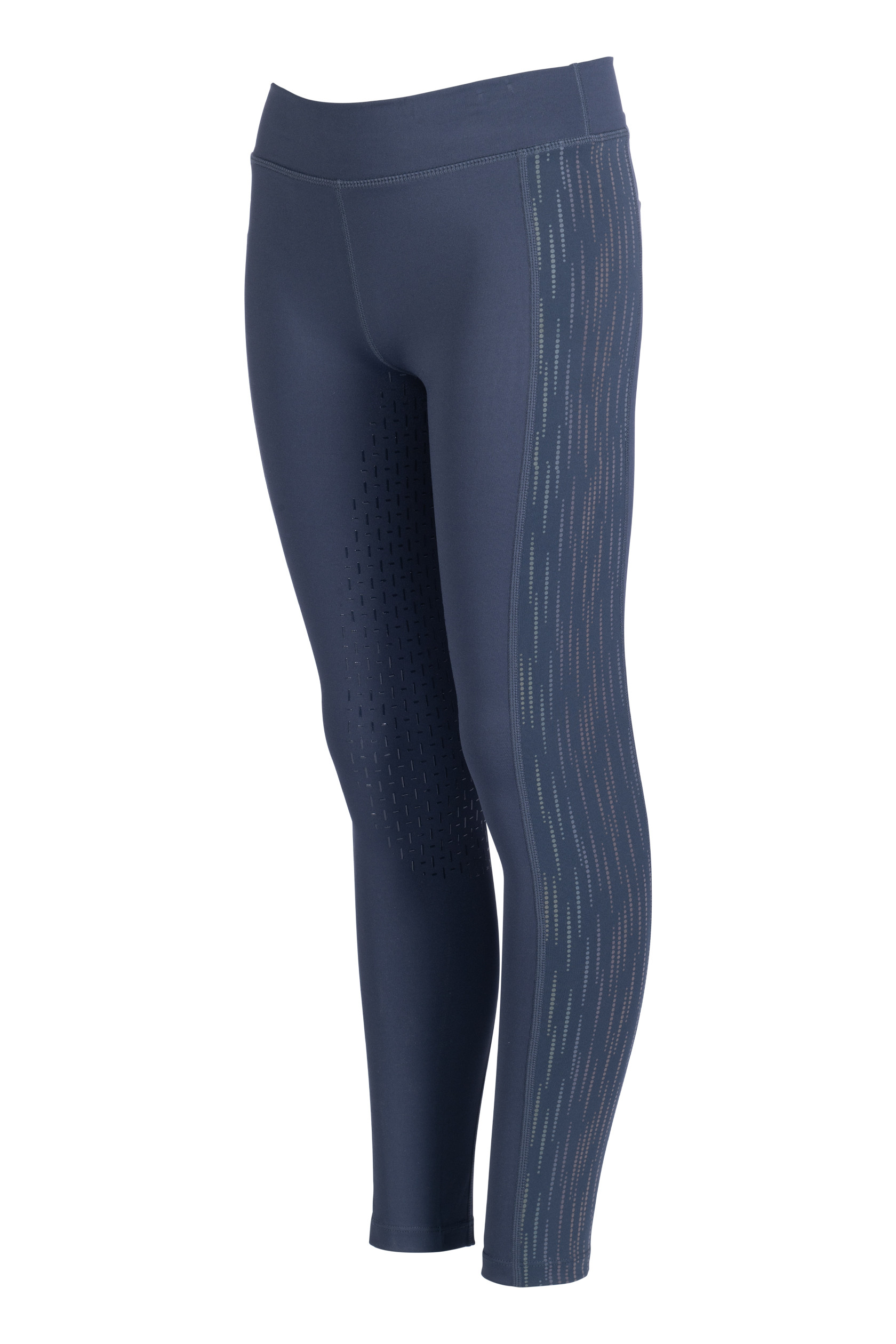 Legging Flow Reflective Kids fundo integral em s. HKM Azul escuro