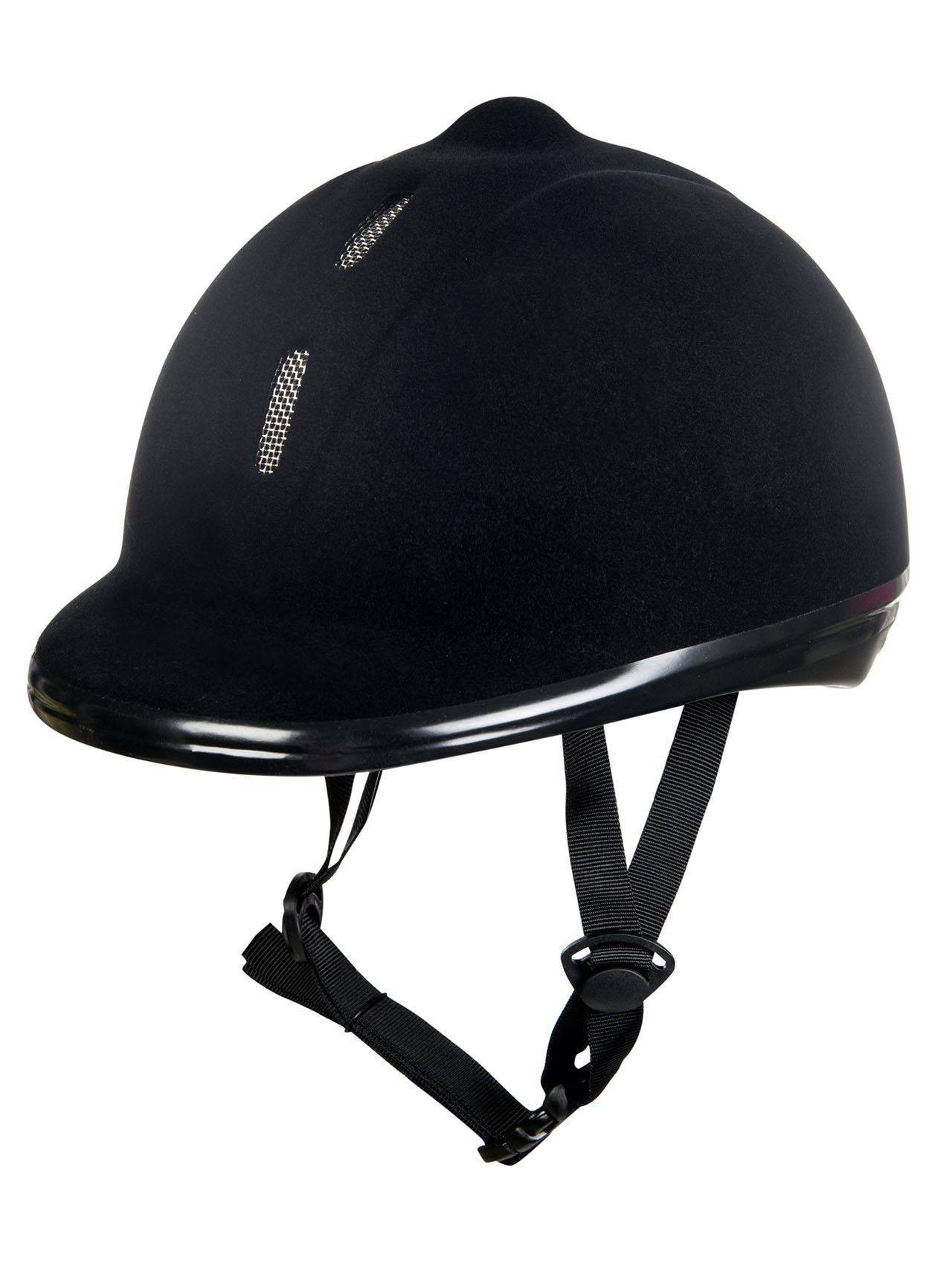 Capacete New Flock HKM Preto Capacete New Flock HKM Preto