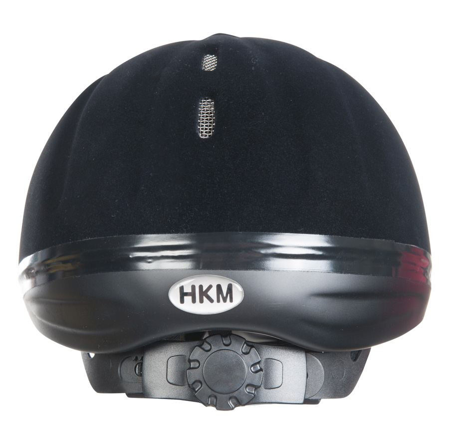 Capacete New Flock HKM Preto Capacete New Flock HKM Preto
