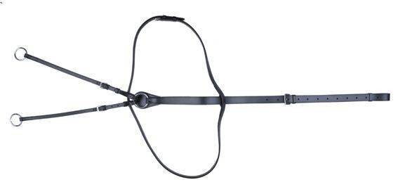 Martingale HKM de couro Preto