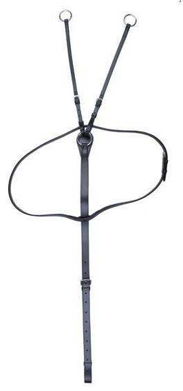 Martingale HKM de couro Preto