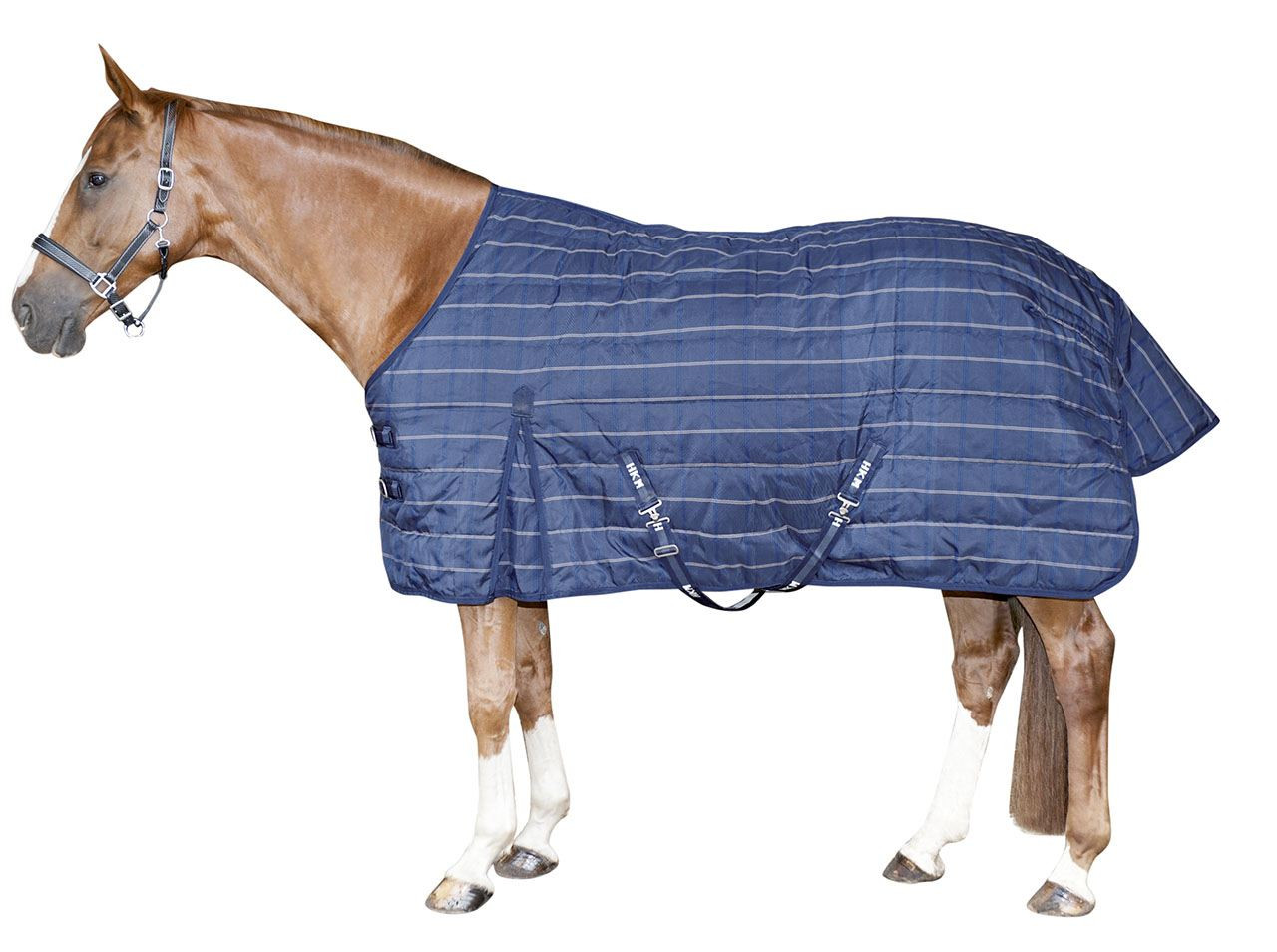 Manta de invierno interior/box 200g de guata 1200D HKM Azul escuro