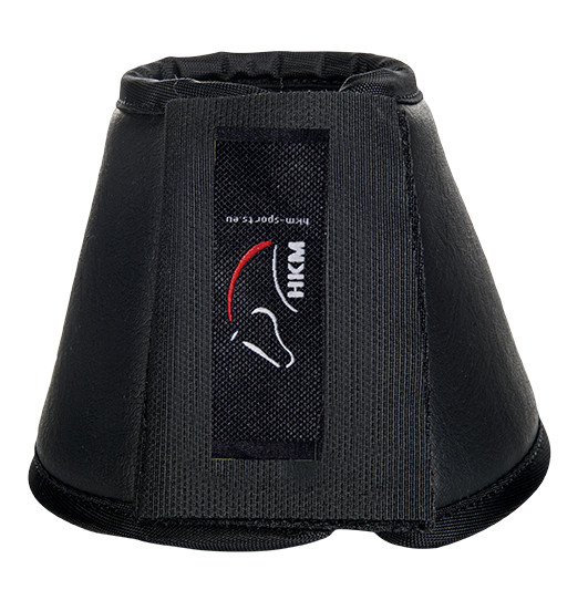 Cloches Soft Comfort couro sintético HKM Preto