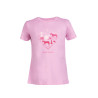 T-shirt infantil HKM Eu amo equitação - Rosa