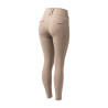 Calça de equitação feminina B Vertigo térmica com grip integral Enya - Castanho lama