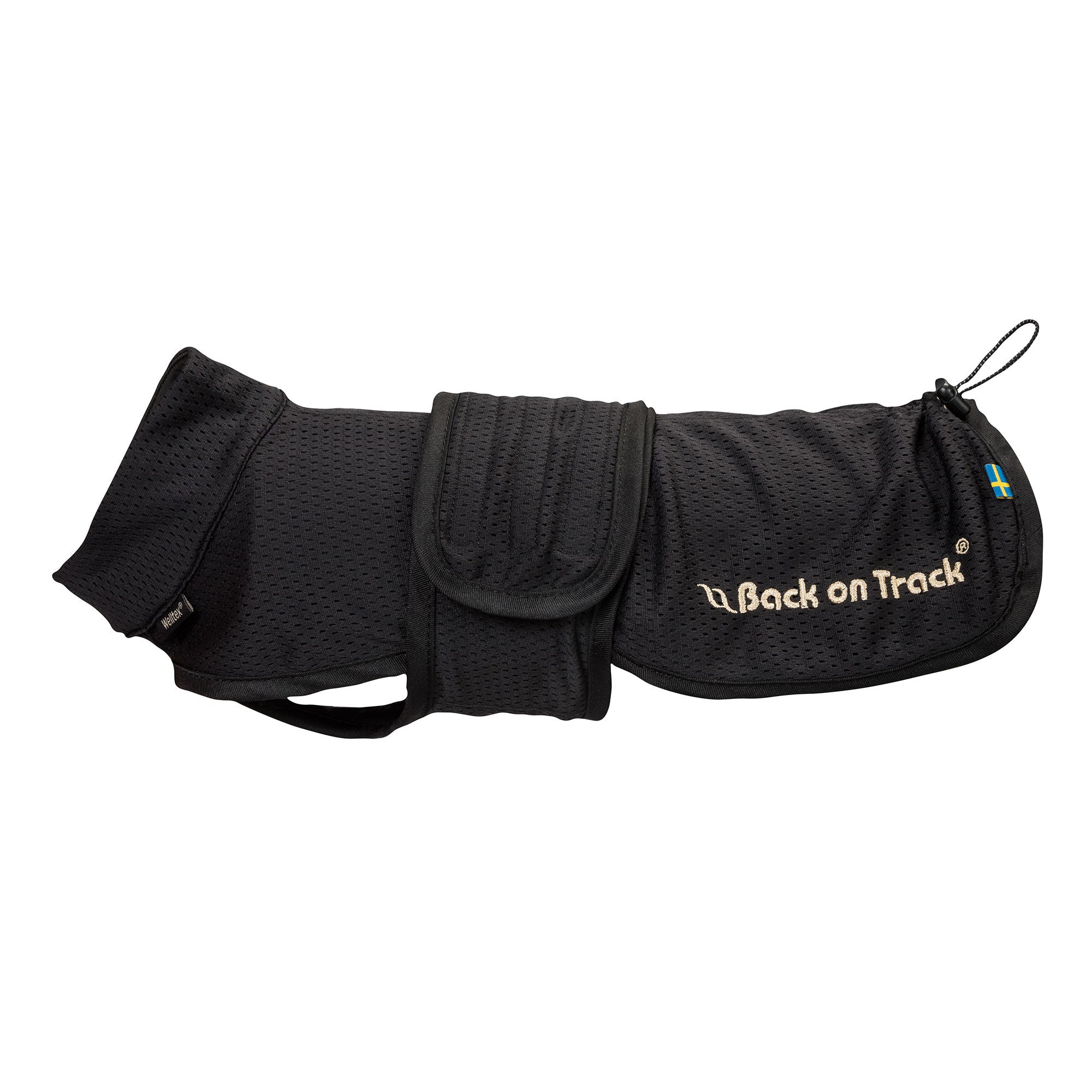 Camisa de malha para cão Buddy Back on Track Preto