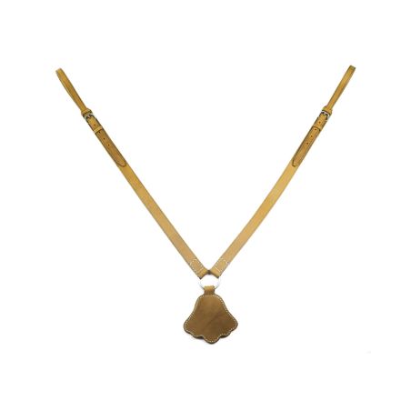 Peitoral de couro para sela Maremmana Lakota