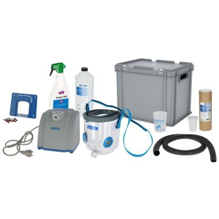 Inalador ultrassônico para cavalos AirOne Hippomed com máscara