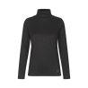 Suéter de gola alta tricotado feminino Kingsland KLVikula - Preto