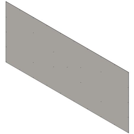 Revestimento para separação de baias parte inferior 3 m La Gée