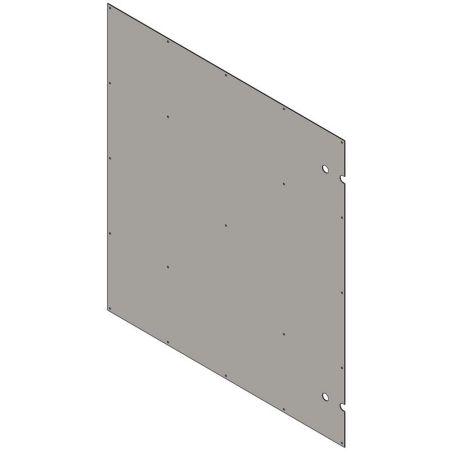 Revestimento interno da folha inferior para porta de box com 2 folhas La Gée