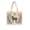Totebag Natal Gwapa Harcour - Natural / azul