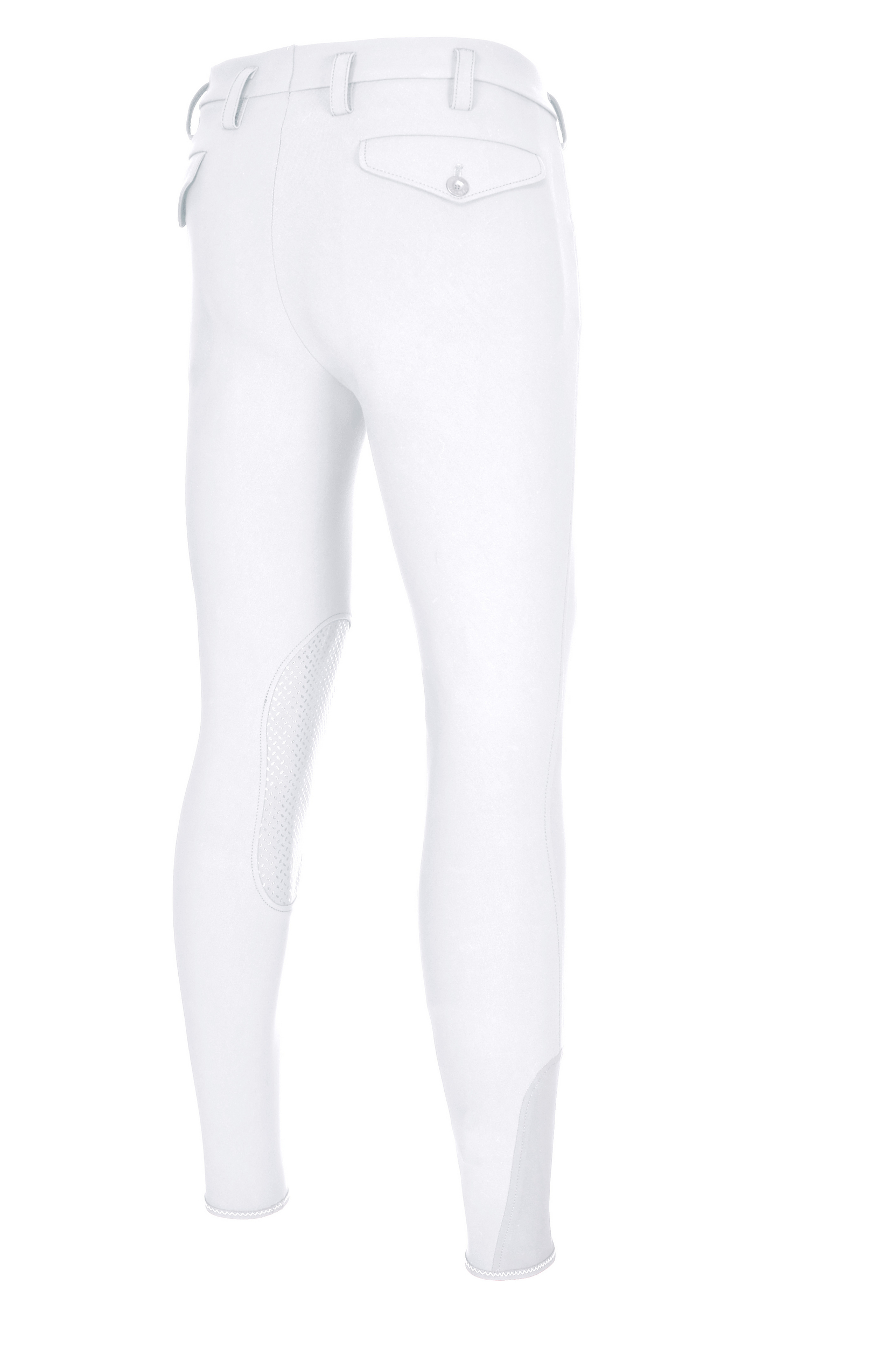 Calça masculina Pikeur Rodrigo com grip nos joelhos Kniebesatz Branco