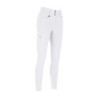 Pikeur Candela Damenreithose mit Kunstleder-Vollbesatz hohe Taille 1808 - Branco