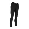 Calça Pikeur feminina New Lugana com falso fundo de camurça 0908 cintura média - Preto