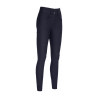 Calça Amia 6805 Pikeur grip nos joelhos cintura média feminina - Azul-noite