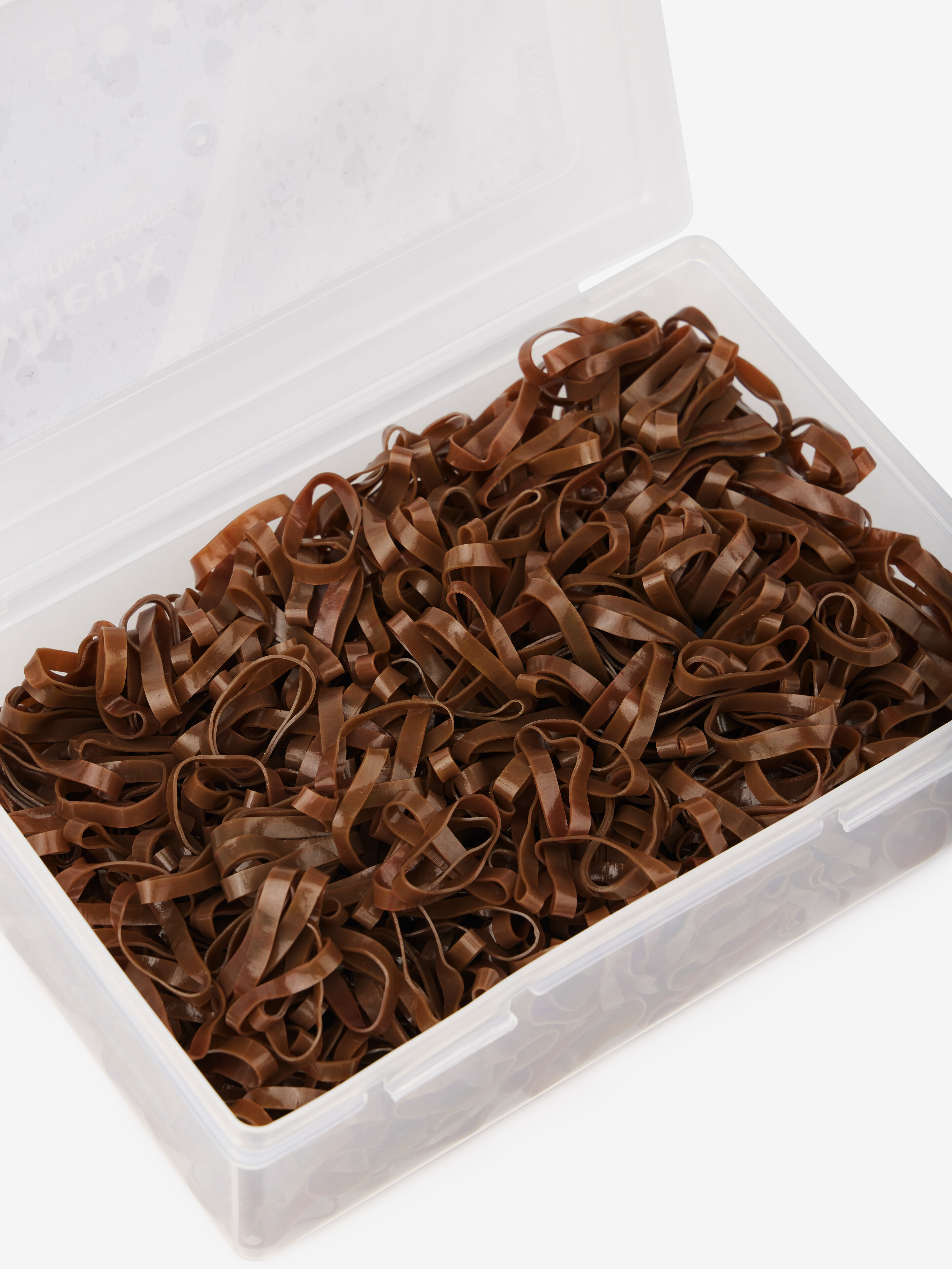 Caixas de elásticos de silicone LeMieux Castanho