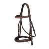Bridão Hunter com cadarços LeMieux - Havana / prata