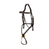 Bridão Narigueira Cruzada Trançada D Collection Dy'on - Castanho