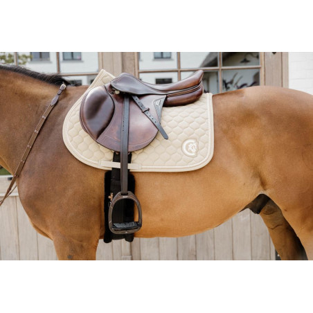 Tapete onion quilt logotipo 3D jumping bege Kentucky