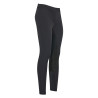 Calça de equitação Easy Rider Queen Diamond com fundo de camurça - Preto