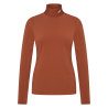 Suéter de gola alta Euro-Star Sofia - Canela escura