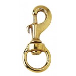 Mosquetão com argola 20 mm redondo latão