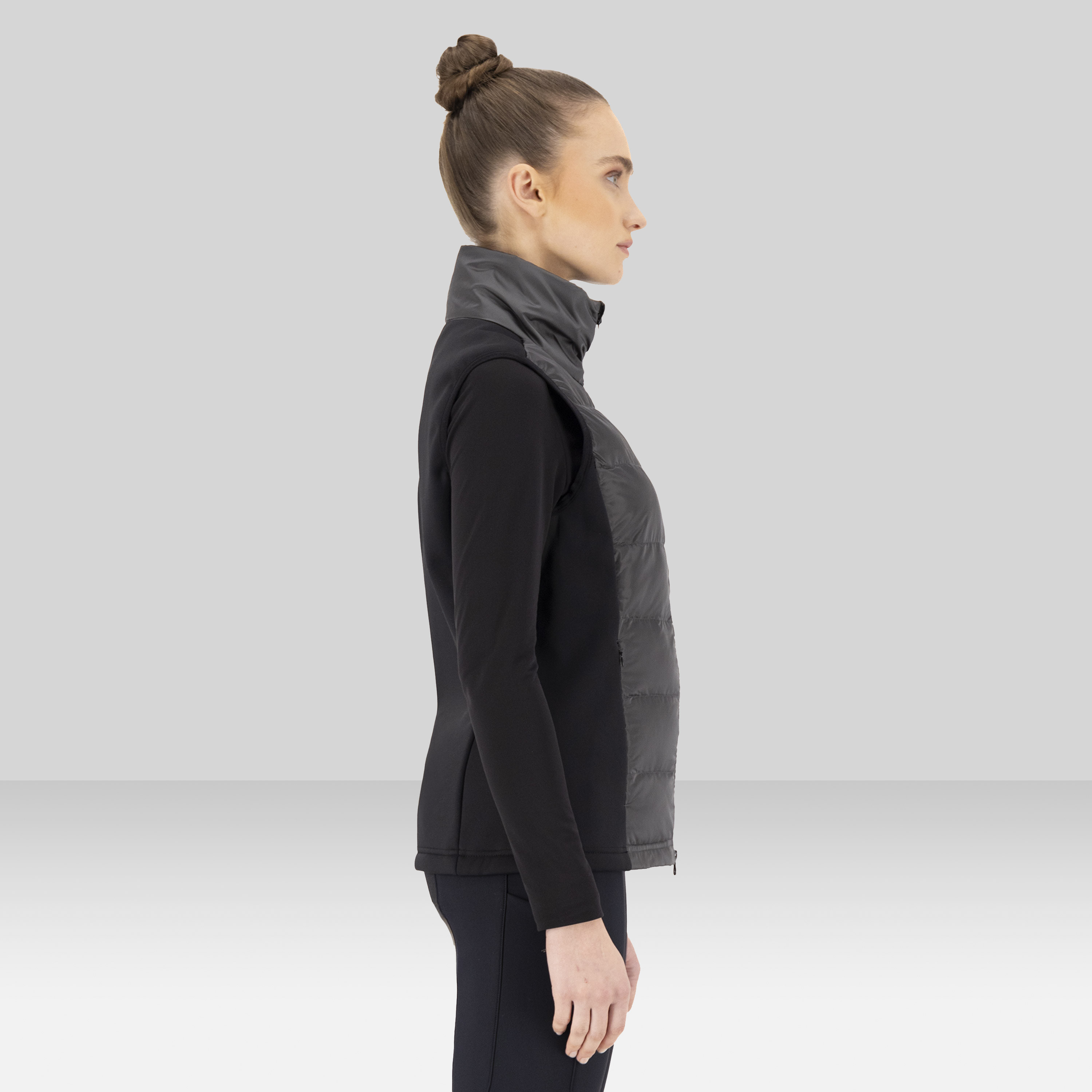 Colete Euro-Star Caryn feminino Ímã Cinzento