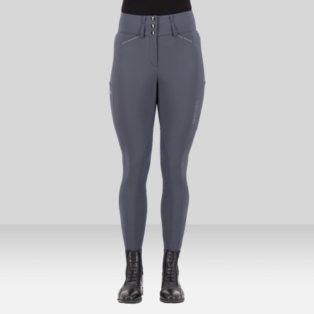 Calça de equitação Euro-Star Aurelia Connect Grip joelhos feminina