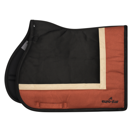 Almofada de sela Euro-Star Simi Leath Striped GP