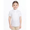 Polo de competição Mini Bella LeMieux - Branco / ferradura