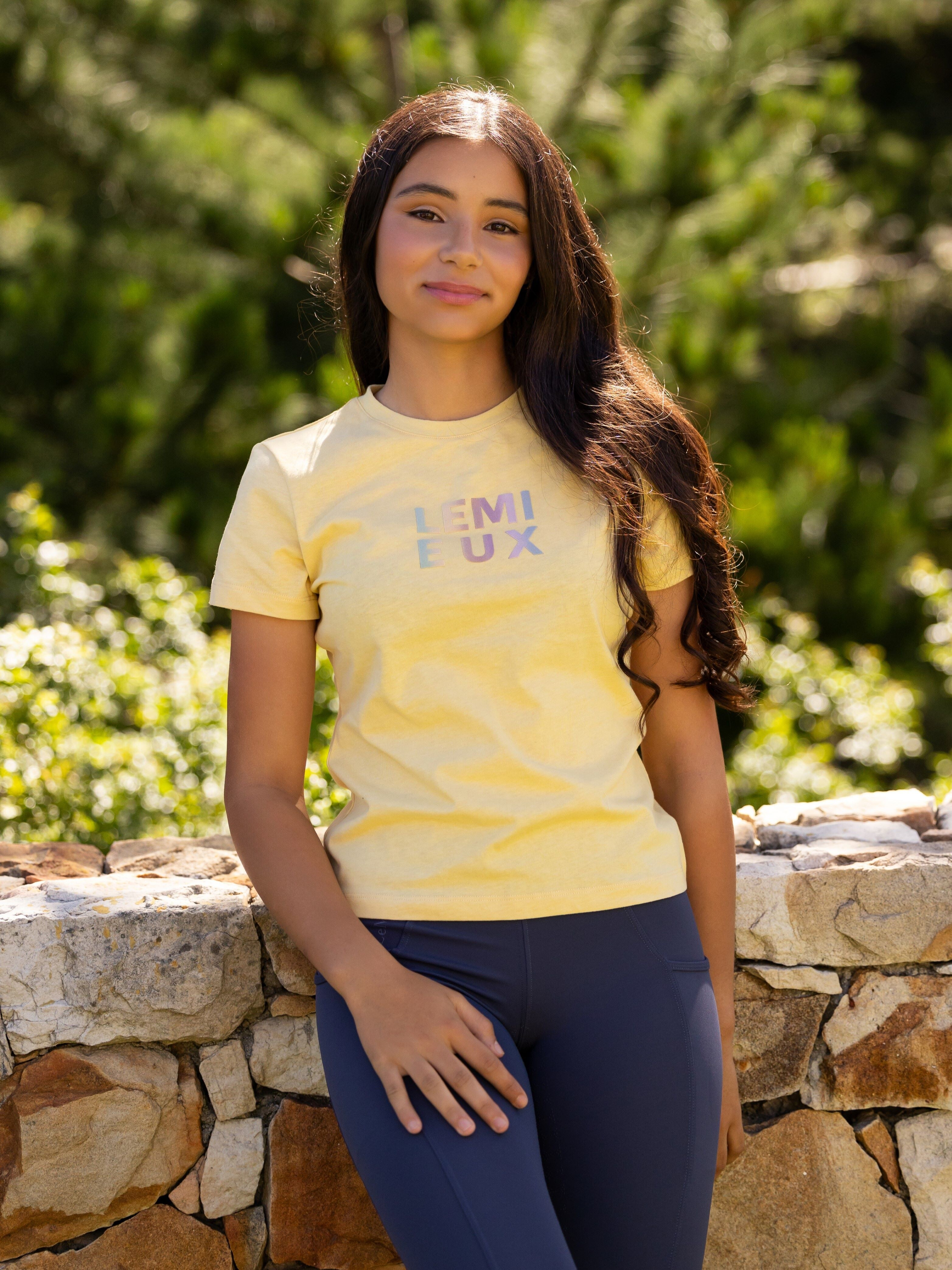 T-shirt LeMieux Arianna Jovem Cavaleiro Mimosa
