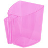 Medidor de grãos transparente Kerbl - Rosa