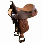 Sela Western Brad Ren's de Pleasure Couro e Cordura
