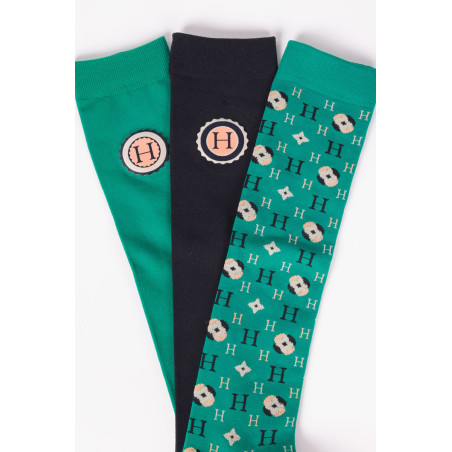 Meias Santia Harcour em pack de 3