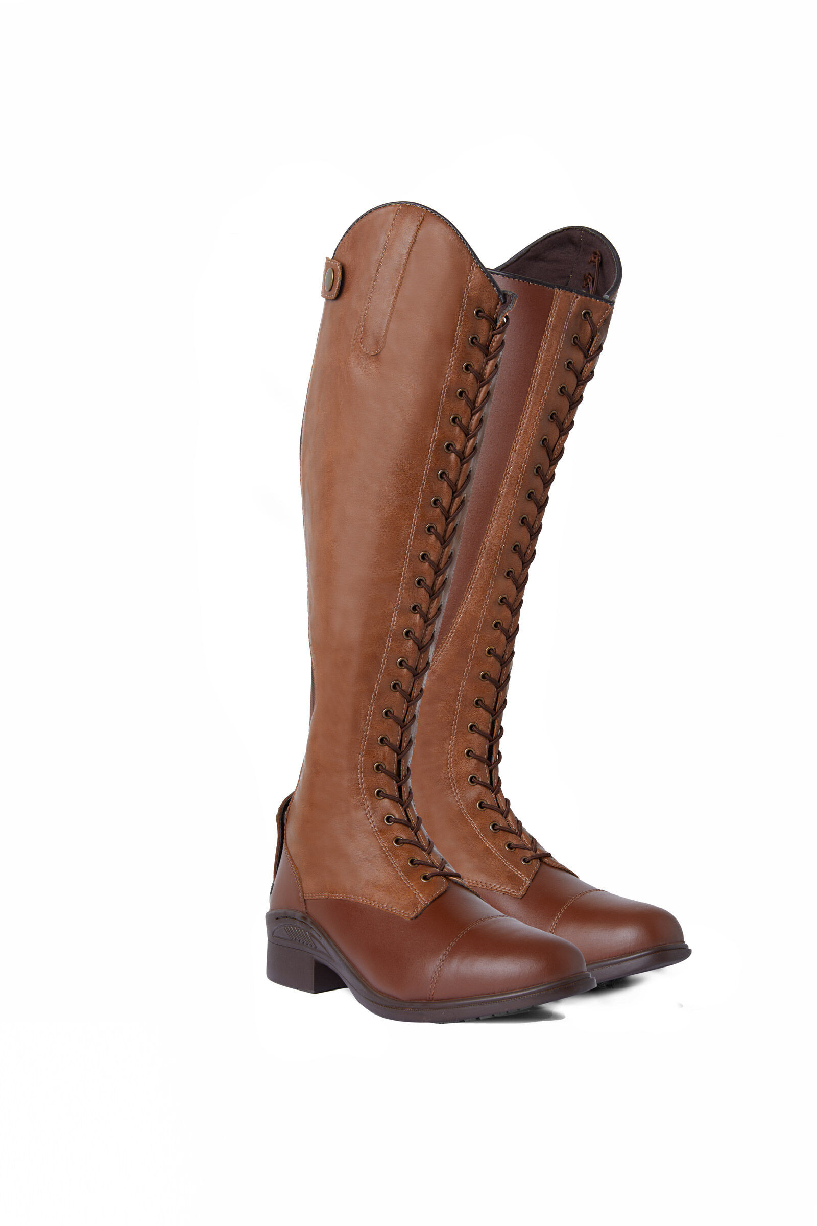 Botas de equitação femininas com atacadores Horze Preto Botas de equitação femininas com atacadores Horze Preto