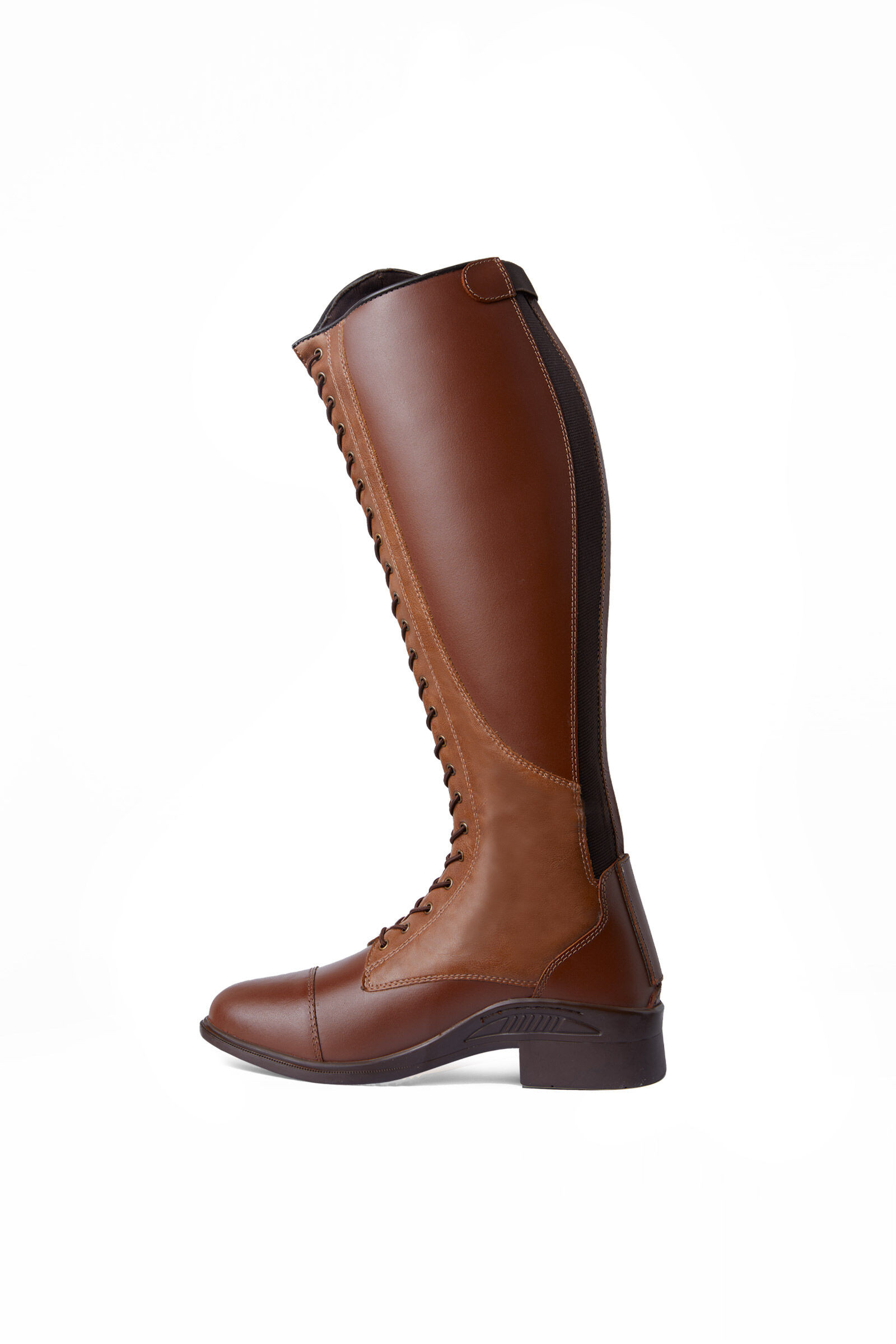 Botas de equitação femininas com atacadores Horze Preto Botas de equitação femininas com atacadores Horze Preto
