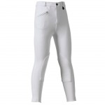 Calça Daslö Infantil Malha Grossa Branca com Reforço