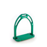 Estribos Jin Stirrup em Alumínio Opaco - Verde