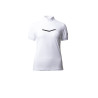 Camisa de competição brilhante Horze Taylor feminina - Branco brilhante