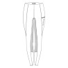 Legging de equitação Easy Rider Livia performance FullGrip feminino - Branco