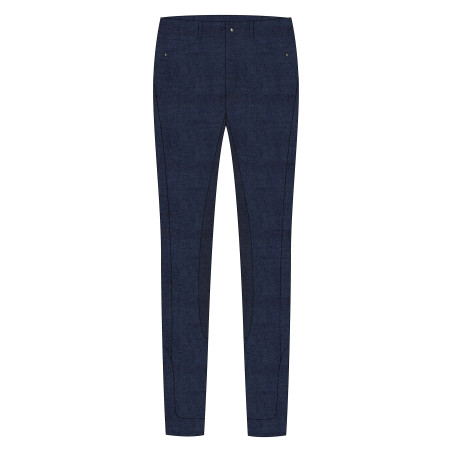 Calça de equitação Easy Rider Phil Denim FullGrip masculino