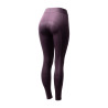 Legging de equitação Horze Maia com fundo completo feminino - Ameixa preta