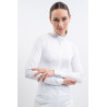Polo de competição Harcour Stella feminino - Branco